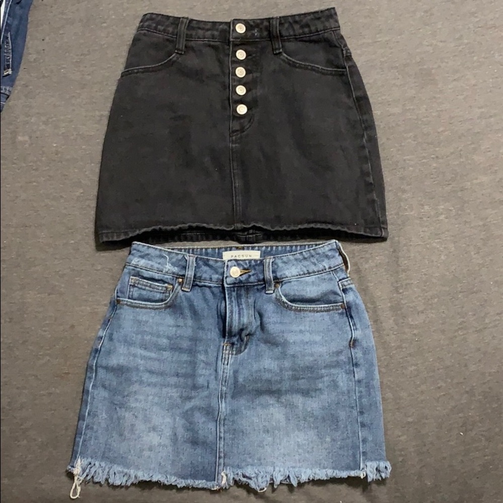 Pacsun Jean skirts
